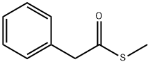 Phenylthioacetic acid S-methyl ester Struktur