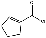 1-CYCLOPENTENE-1-CARBONYL CHLORIDE Struktur