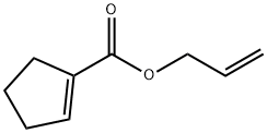 1-Cyclopentene-1-carboxylicacid,2-propenylester(9CI) Struktur