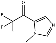 Ethanone, 2,2,2-trifluoro-1-(1-methyl-1H-imidazol-5-yl)- (9CI) Struktur