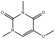 5-methoxy-1,3-dimethyluracil Struktur