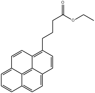 ethyl 4-pyren-1-ylbutanoate Struktur