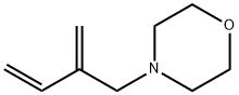 Morpholine,  4-(2-methylene-3-butenyl)-  (9CI) Struktur