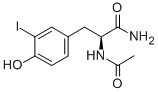 N-Acetyl-3-iodo-L-tyrosine, Amide Struktur