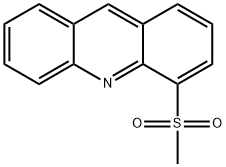 Acridine,  4-(methylsulfonyl)- Struktur