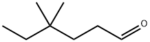 4,4-Dimethylhexanal Struktur