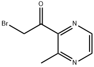 Ethanone, 2-bromo-1-(3-methylpyrazinyl)- (9CI) Struktur