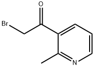 Ethanone, 2-bromo-1-(2-methyl-3-pyridinyl)- (9CI) Struktur