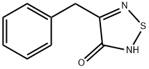 4-BENZYL-1,2,5-THIADIAZOL-3-OL Struktur