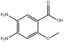 4,5-diamino-o-anisic acid Struktur