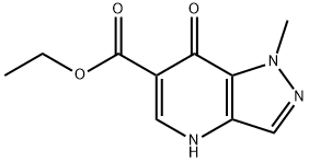 1-METHYL-7-OXO-4,7-DIHYDRO-1H-PYRAZOLO[4,3-B]PYRIDINE-6-CARBOXYLIC ACID ETHYL ESTER Struktur