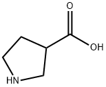  	3-Pyrrolidinecarboxylic acid Struktur