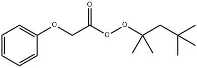 2,4,4-Trimethyl pentyl-2-peroxy phenoxy acetate(in solution,content≤37%) Struktur