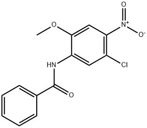 N-(5-chloro-2-methoxy-4-nitrophenyl)benzamide Struktur