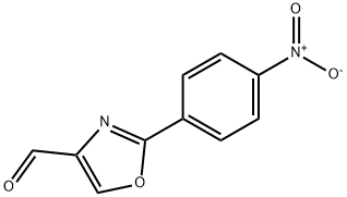 2-(4-NITRO-PHENYL)-OXAZOLE-4-CARBALDEHYDE Struktur