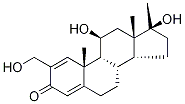 2-Hydroxymethyl-17α-methylandrostadiene-11α,17β-diol-3-one Struktur