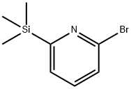 2-broMo-6-(triMethylsilyl)pyridine Struktur