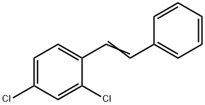 1-(2,4-Dichlorophenyl)-2-phenylethene Struktur