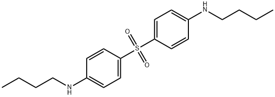 4,4'-dibutyrylaminodiphenyl sulfone Struktur