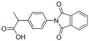 2-[4-(1,3-dihydro-1,3-dioxo-2H-isoindol-2-yl)phenyl]propionic acid Struktur