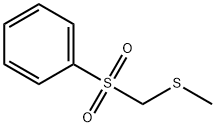 METHYLTHIOMETHYL PHENYL SULFONE Struktur