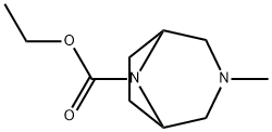 3-Methyl-3,8-diazabicyclo[3.2.1]octane-8-carboxylic acid ethyl ester Struktur