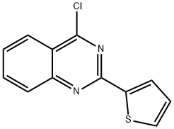 4-CHLORO-2-(2-THIENYL)QUINAZOLINE Struktur