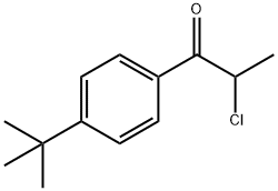 1-(4-TERT-BUTYL-PHENYL)-2-CHLORO-PROPAN-1-ONE Struktur