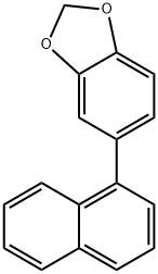 5-NAPHTHALEN-1-YL-BENZO[1,3]DIOXOLE Struktur