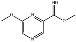 6-METHOXYPYRAZINECARBOXIMIDIC ACID METHYL ESTER Struktur