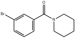 (3-bromophenylcarbonyl)piperidine Struktur