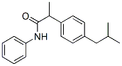 2-(4-Isobutylphenyl)-2-methylacetanilide Struktur