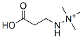 2-(2-Carboxyethyl)-1,1,1-trimethylhydrazinium Struktur