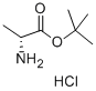 D-Alanine tert-butyl ester hydrochloride Struktur