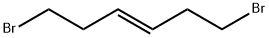 (3E)-1,6-Dibromo-3-hexene Struktur