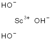 Scandium hydroxide Struktur