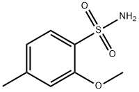 2-METHOXY-4-METHYLBENZENESULFONAMIDE Struktur