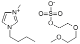 1-BUTYL-3-METHYLIMIDAZOLIUM 2-(2-METHOXYETHOXY)ETHYL SULFATE Struktur