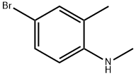 4-bromo-N,2-dimethylaniline Struktur