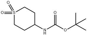 tert-Butyl N-(1,1-dioxothian-4-yl)carbaMate Struktur