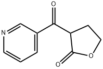 Dihydro-3-(3-pyridoyl)-2-(3H)-furanone Struktur