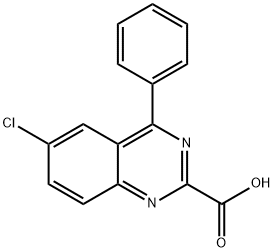 6-chloro -4-phenyl quinazoline-2-carboxylic acid Struktur