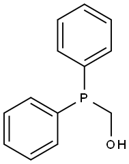 Hydroxymethyldiphenylphosphine Struktur