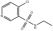 4-Chloro-N-ethyl-3-pyridinesulfonamide Struktur