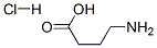 4-aminobutyric acid hydrochloride  Struktur