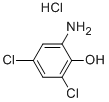 2-amino-4,6-dichlorophenol hydrochloride  Struktur