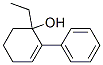 2-Cyclohexen-1-ol,1-ethyl-2-phenyl-,(-)-(9CI) Struktur