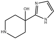 4-Piperidinol,  4-(1H-imidazol-2-yl)- Struktur