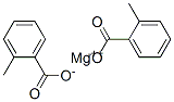 Benzoic acid, methyl-, magnesium salt Struktur