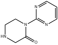 Piperazinone, 1-(2-pyrimidinyl)- (9CI) Struktur